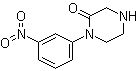 structure of CAS# 215649-84-6, 1-(3-Nitrophenyl)-2-piperazinone