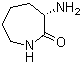 结构式 CAS# 21568-87-6, (S)-3-氨基-2-氮杂环庚烷酮