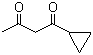 structure of CAS# 21573-10-4, 1-Cyclopropyl-1,3-butanedione;Acetoacetyl cyclopropane
