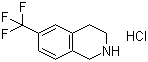 6-(Trifluoromethyl)-1,2,3,4-tetrahydroisoquinoline hydrochloride molecular structure (CAS 215798-14-4)