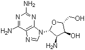 2,2'-Diamino-2'-deoxyadenosine molecular structure (CAS 215943-79-6)