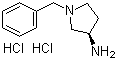 结构式 CAS# 215947-36-7, (3R)-1-苄基-3-吡咯烷胺二盐酸盐