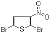 2,5-二溴-3-硝基噻吩分子结构 (CAS 2160-51-2)