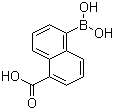 结构式 CAS# 216060-11-6, 5-硼酸基-1-萘甲酸