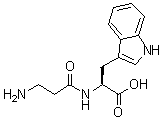 beta-Alanyl-L-tryptophan molecular structure (CAS 21612-37-3)