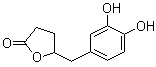 5-[(3,4-二羟基苯基)甲基]二氢-2(3H)-呋喃酮分子结构 (CAS 21618-92-8)