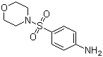 结构式 CAS# 21626-70-0, 4-(吗啉磺酰基)苯胺