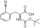 Boc-L-2-cyanophenylalanine molecular structure (CAS 216312-53-7)