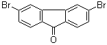 structure of CAS# 216312-73-1, 3,6-Dibromo-9-fluorenone;3,6-Dibromofluorene-9-one; NSC 86559