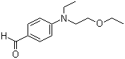 N-Ethyl-N-ethoxylethyl-4-amino benzaldehyde molecular structure (CAS 21635-78-9)