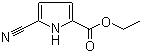 Ethyl 5-cyano-1H-pyrrole-2-carboxylate molecular structure (CAS 21635-99-4)