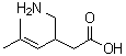 3-(Aminomethyl)-5-methyl-4-hexenoic acid molecular structure (CAS 216576-74-8)