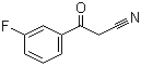 3-Fluorobenzoylacetonitrile molecular structure (CAS 21667-61-8)