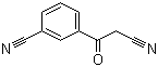 structure of CAS# 21667-63-0, 3-Cyanobenzoylacetonitrile