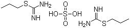 structure of CAS# 21668-81-5, 3-S-Isothiuronium propyl sulfonate ;3-[(Aminoiminomethyl)thio]-1-propanesulfonic acid