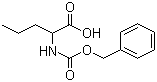 N-Cbz-DL-norvaline molecular structure (CAS 21691-44-1)