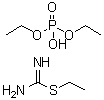Carbamimidothioic acid ethyl ester mono(diethyl phosphate) molecular structure (CAS 21704-46-1)