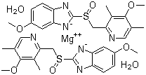 (S)-Omeprazole magnesium dihydrate molecular structure (CAS 217087-10-0)