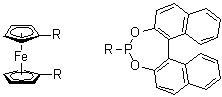 1,1'-Bis[(11bR)-dinaphtho[2,1-d:1',2'-f][1,3,2]dioxaphosphepin-4-yl]ferrocene molecular structure (CAS 217175-10-5)
