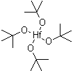 四(叔丁氧基)铪分子结构 (CAS 2172-02-3)