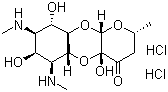 盐酸大观霉素分子结构 (CAS 21736-83-4)