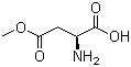 structure of CAS# 2177-62-0, 4-Methyl hydrogen L-aspartate;Aspartic acid 4-methyl ester; (2S)-2-Amino-4-methoxy-4-oxobutanoic acid