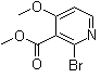 structure of CAS# 217811-85-3, Methyl 2-bromo-4-methoxy-3-pyridinecarboxylate