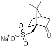 Sodium (+)-10-camphorsulfonate molecular structure (CAS 21791-94-6)