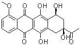 柔红酮分子结构 (CAS 21794-55-8)