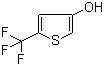structure of CAS# 217959-45-0, 5-Trifluoromethyl-3-hydroxythiophene;3-Hydroxy-5-trifluoromethylthiophene