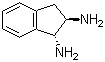 (1R,2R)-2,3-二氢-1H-茚-1,2-二胺分子结构 (CAS 218151-48-5)