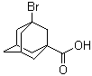 structure of CAS# 21816-08-0, 3-Bromoadamantane-1-carboxylic acid