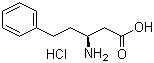 (S)-3-Amino-5-phenylpentanoic acid hydrochloride molecular structure (CAS 218278-62-7)