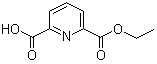 2,6-吡啶二羧酸单乙酯分子结构 (CAS 21855-16-3)