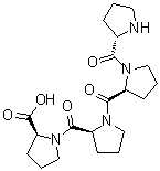 L-Prolyl-L-prolyl-L-prolyl-L-proline molecular structure (CAS 21866-90-0)