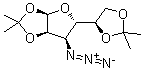 3-Azido-3-deoxy-1,2:5,6-di-O-isopropylidene-alpha-D-allofuranose molecular structure (CAS 21870-78-0)