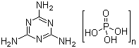 三聚氰胺聚磷酸盐分子结构 (CAS 218768-84-4)