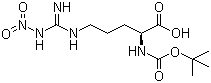 结构式 CAS# 2188-18-3, N-Boc-N'-硝基-L-精氨酸