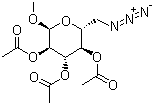 Methyl 6-azido-6-deoxy-2,3,4-triacetate-alpha-D-glucopyranoside molecular structure (CAS 21893-05-0)