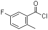 structure of CAS# 21900-39-0, 5-Fluoro-2-methylbenzoyl chloride;5-Fluoro-o-toluoyl chloride