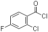 structure of CAS# 21900-54-9, 2-Chloro-4-fluorobenzoyl chloride;2-Chloro-4-fluorobenzene-1-carbonyl chloride