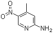 结构式 CAS# 21901-40-6, 2-氨基-4-甲基-5-硝基吡啶