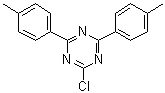 structure of CAS# 21902-34-1, 2-Chloro-4,6-bis(4-methylphenyl)-1,3,5-triazine