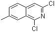 1,3-二氯-7-甲基异喹啉分子结构 (CAS 21902-37-4)