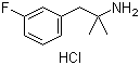 alpha,alpha-Dimethyl-3-fluorophenethylamine hydrochloride molecular structure (CAS 2194-88-9)