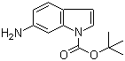 1-Boc-6-aminoindole molecular structure (CAS 219508-62-0)