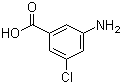 3-氨基-5-氯苯甲酸分子结构 (CAS 21961-30-8)