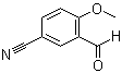 structure of CAS# 21962-53-8, 2-Methoxy-5-cyanobenzaldehyde;3-Formyl-4-methoxybenzonitrile
