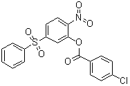 4-Chlorobenzoic acid 2-nitro-5-(phenylsulfonyl)phenyl ester molecular structure (CAS 219793-45-0)