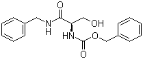 (R)-N-Benzyl-2-(benzyloxycarbonylamino)-3-hydroxypropionamide molecular structure (CAS 219835-31-1)